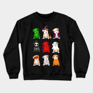 Pitbulls Halloween Funny Pitbulls Costume Crewneck Sweatshirt